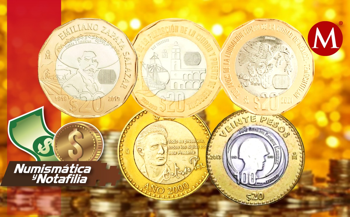 Descubre Cuántas Monedas De 20 Pesos Conmemorativas Existen